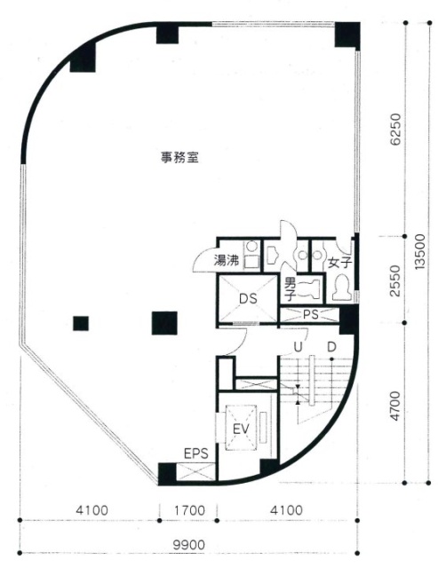 西渋谷ハイウェービル5F 間取り図