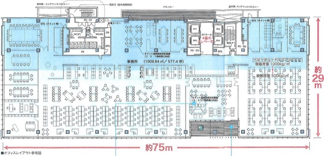 HEIWAJIMA TOSEI(平和島トーセイ)ビル7F 間取り図