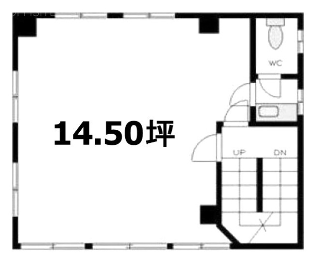 山田ビル2F 間取り図