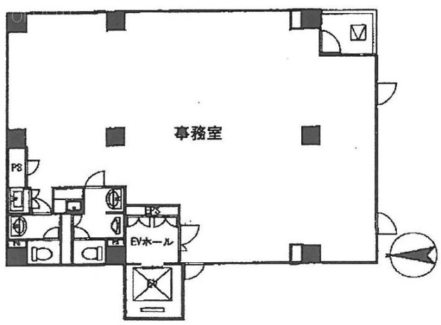 第一登茂ビル3F 間取り図