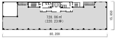 恵比寿イーストビル6F 間取り図