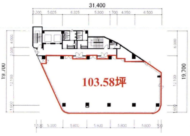 南品川Jビル4F 間取り図