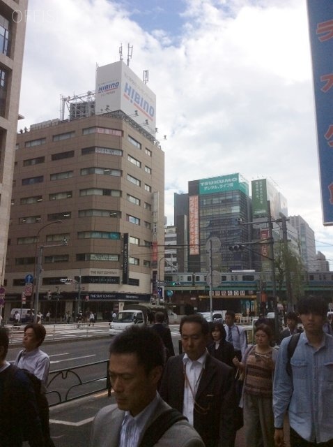 新橋アイマークビル ビル周辺道路