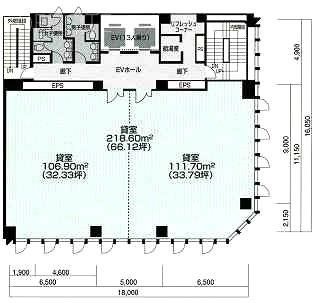 明治安田生命末広町ビル3F 間取り図