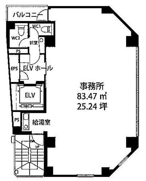 DeLCCS Kanda(デルックス神田)4F 間取り図