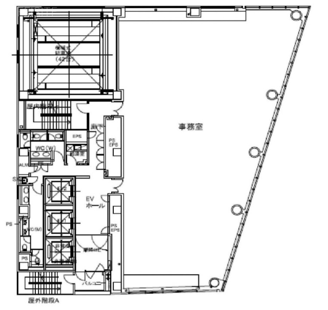 千代田小川町クロスタ6F 間取り図