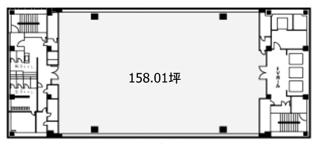 内幸町平和ビル15F 間取り図