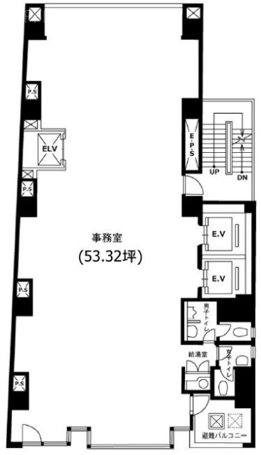 神田第2アメレックスビル7F 間取り図