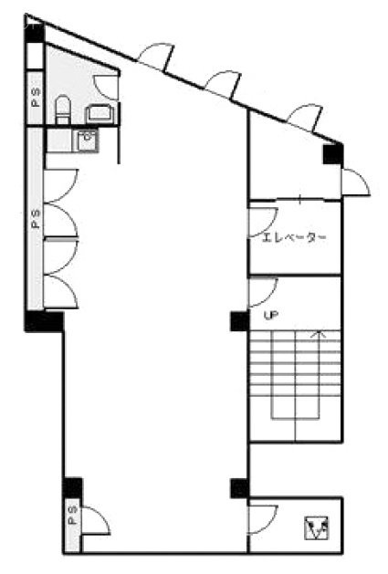 ルート神楽坂6F 間取り図