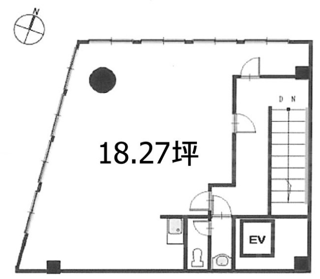 フジタニビル5F 間取り図