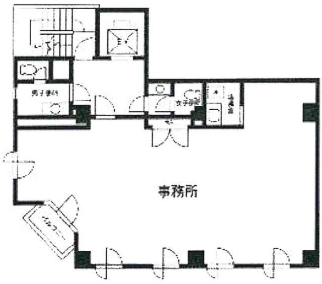 加州ビル5F 間取り図