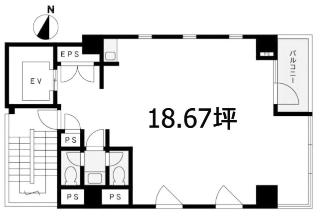 田澤神田ビル6F 間取り図