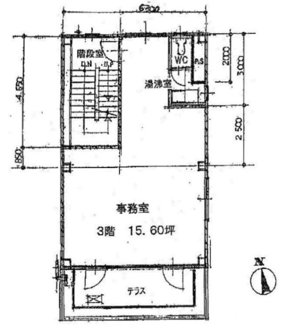 DK愛和1ビル1F 間取り図
