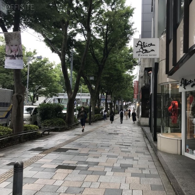 ミナガワビル ビル前面道路