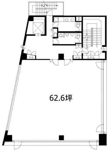 加瀬ビル1164F 間取り図