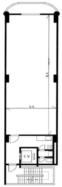 平文社ビル5F 間取り図