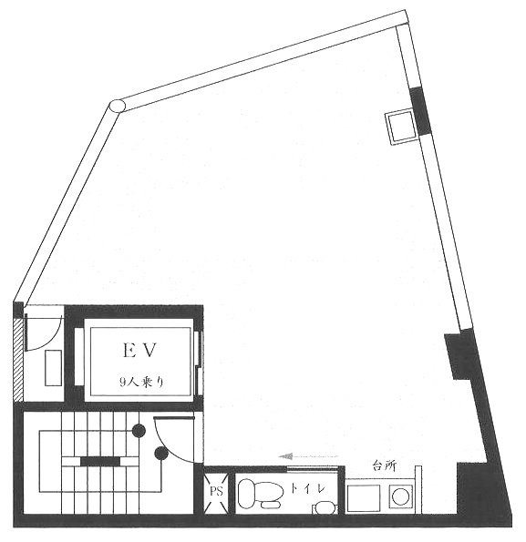 細谷ビル8F 間取り図