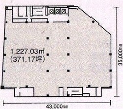 新宿光風ビル8F 間取り図