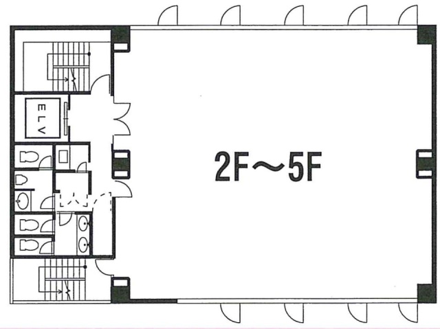 山崎共同ビル2F 間取り図
