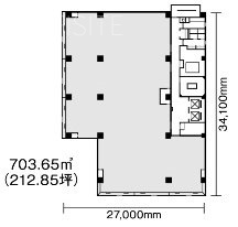 日本橋室町四丁目ビル6F 間取り図