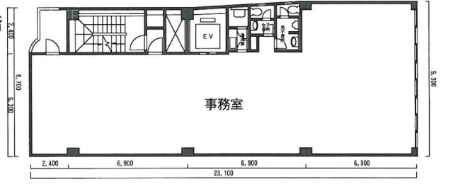 東信御茶の水ビル4F 間取り図