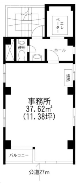 鏡ビル3F 間取り図