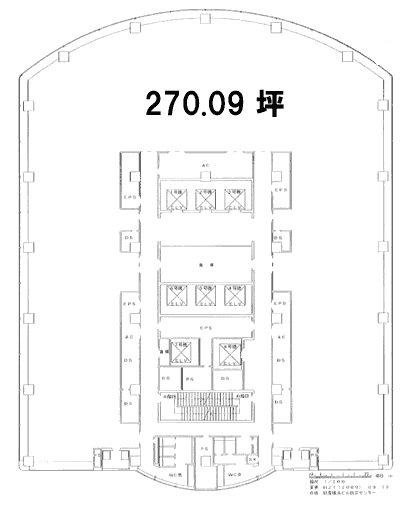 横浜東口ウィスポートビルD 間取り図