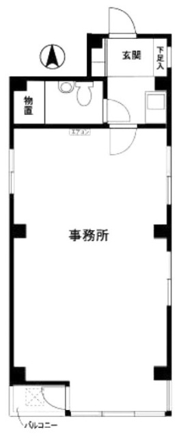 サンイーストビル5F 間取り図