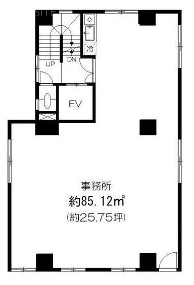 井上第2ビル2F 間取り図