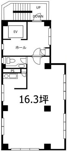 山貴田端新町ビル3F 間取り図