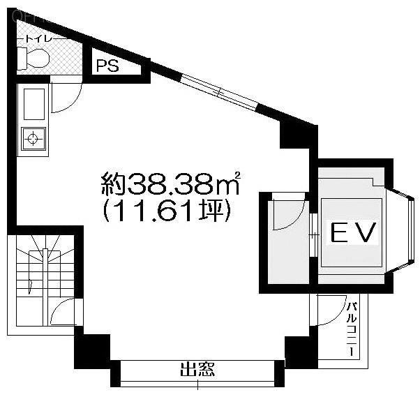 氷川ビル3F 間取り図