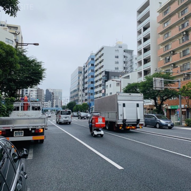 門前仲町渡東ビル ビル前面道路 永代通り