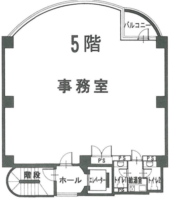 五反田宏陽ビル5F 間取り図