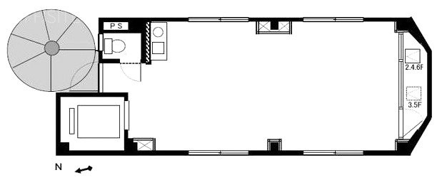 並木ビル4F 間取り図