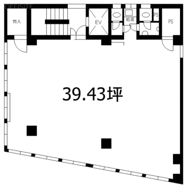 ジイドビル5F 間取り図