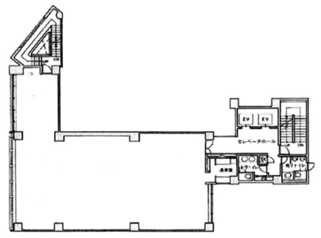 SANKI芝金杉橋ビル8F 間取り図