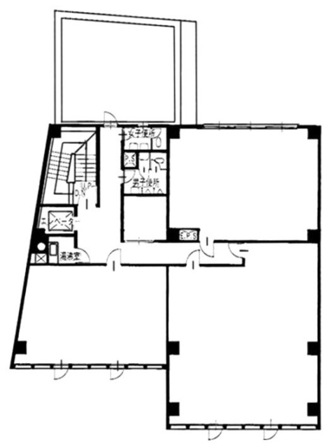 代々木中央ビル1F 間取り図