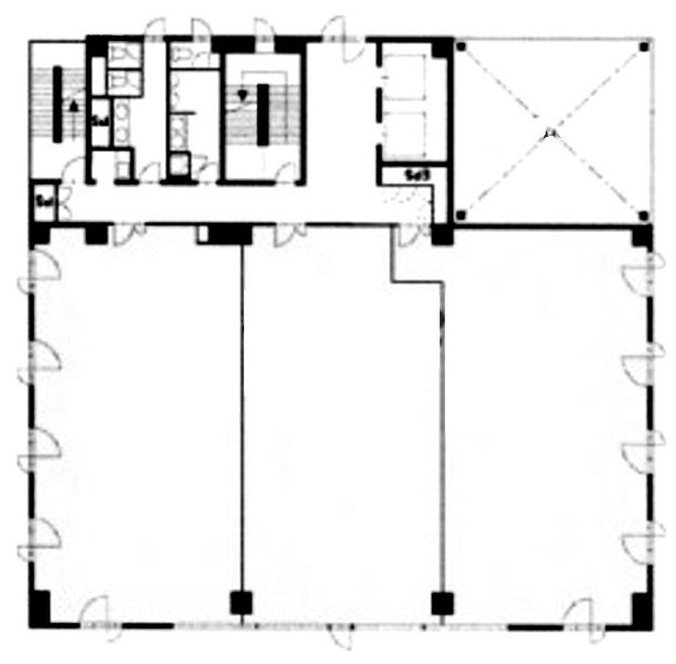 朝日生命立川錦町ビル3F 間取り図