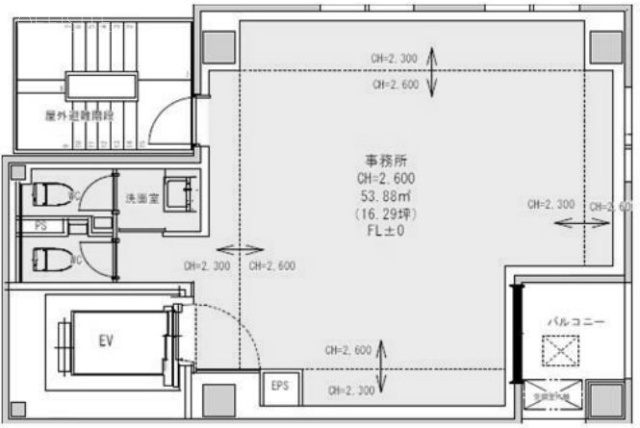 サクセス銀座東ビル11F 間取り図