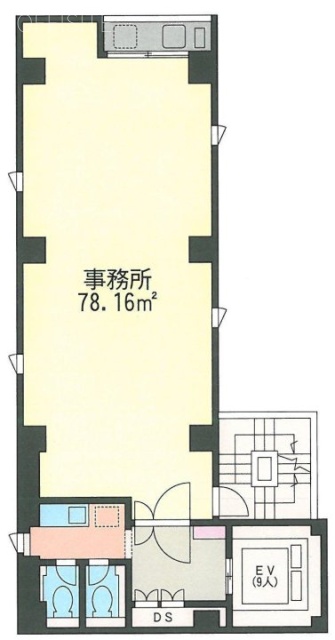 エルヴァージュ神田錦町3F 間取り図