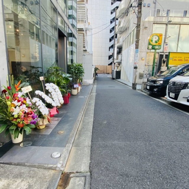 網野ビル ビル前面道路