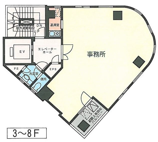 氏家ビル6F 間取り図