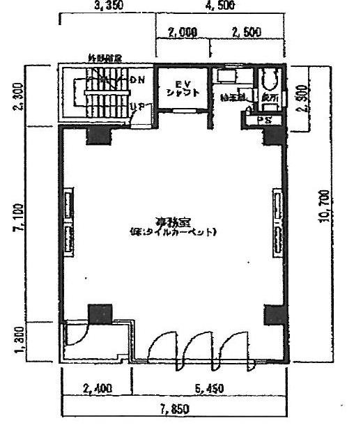 MMビルⅢ3F 間取り図