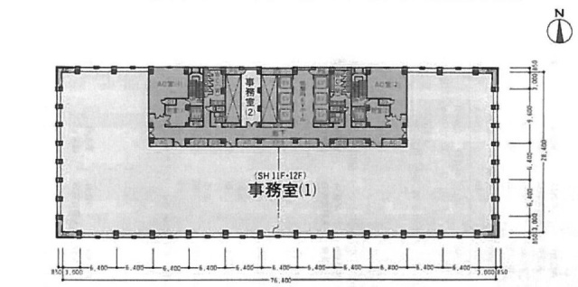 Wビル8F 間取り図