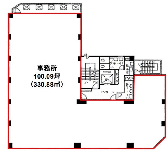 駿河台ヤギビル2F 間取り図