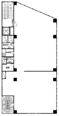 豊島屋本店ビル6F 間取り図