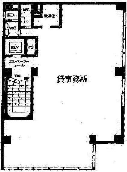 千代田印刷会館ビル2F 間取り図