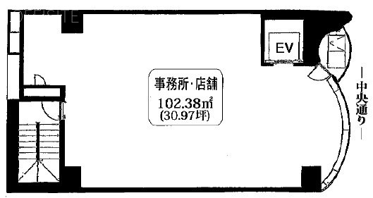 銀座プラザ584F 間取り図