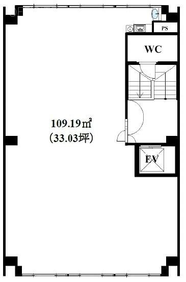 渋谷こうゆうビル9F 間取り図