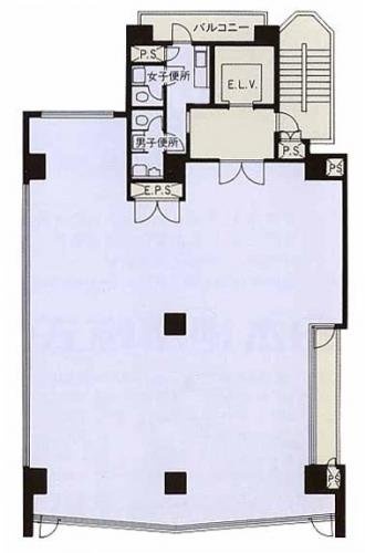 中田ビル5F 間取り図